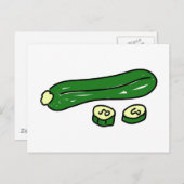 courgette briefkaart (Voorkant / Achterkant)