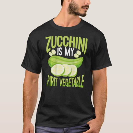 courgette is mijn gedistilleerde plantaardige back t-shirt (Voorkant)