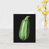 courgette luie makkelijke grappige bijpassende hal kaart (Gele Bloem)