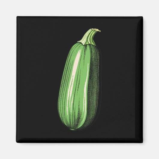 courgette luie makkelijke grappige bijpassende hal magneet (Voorkant)