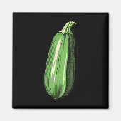 courgette luie makkelijke grappige bijpassende hal magneet (Voorkant)