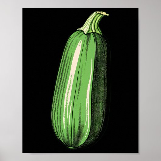 courgette luie makkelijke grappige bijpassende hal poster (Voorkant)