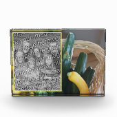 courgette squash groenten voeg je eigen fotoblokken (Voorkant)