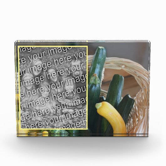 courgette squash groenten voeg je eigen fotoblokken (Voorkant)