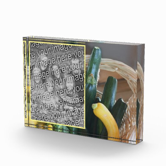 courgette squash groenten voeg je eigen fotoblokken (Rechts)