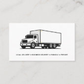 Courier Services Truck  Visitekaartje (Achterkant)