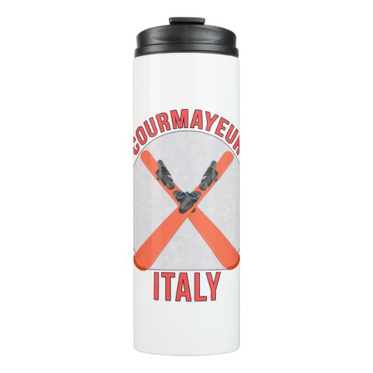 Courmayeur, Italië Thermosbeker (Voorkant)
