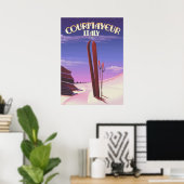Courmayeur Italy Ski Poster (Thuiskantoor)