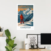 Courmayeur Muur Kunstprint - Italië 1 Poster (Thuiskantoor)