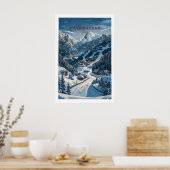Courmayeur Reisposter - Italië 1 Poster (Keuken)