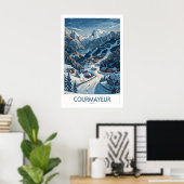 Courmayeur Ski Print - Italië 1 (Thuiskantoor)