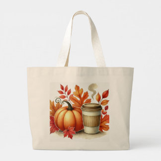 Course Automnal Edition Aquarelle Grote Tote Bag
