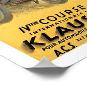 Course Internationale du Klaussen Poster (Hoek)