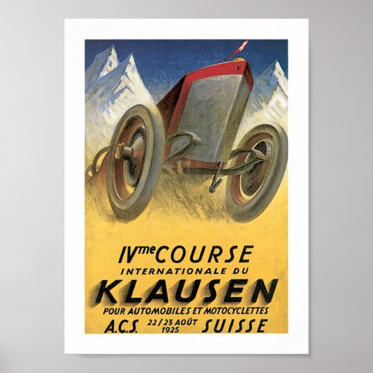 Course Internationale du Klaussen Poster (Voorkant)