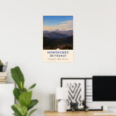 Coursegoules, Frankrijk – Bergpanorama Poster (Thuiskantoor)