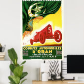 Courses Automobiles D'Oran Poster (Thuiskantoor)