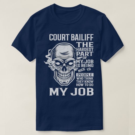 Court Bailiff T-shirt (Design voorkant)