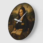 Court Clerk Funny Mona Lisa Grote Klok (Hoek)