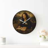 Court Clerk Funny Mona Lisa Grote Klok (Huis)