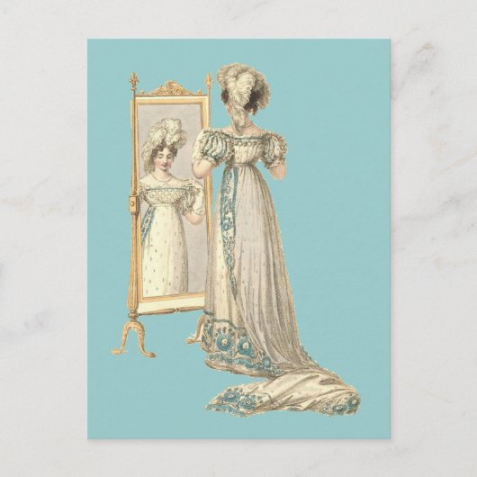 Court Dress 1822 Briefkaart (Voorkant)