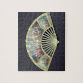 Court Fan, French, 18e eeuw (ivoor en w/c over Legpuzzel (Verticaal)