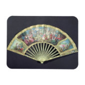 Court Fan, French, 18e eeuw (ivoor en w/c over Magneet (Horizontaal)