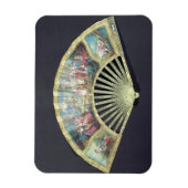 Court Fan, French, 18e eeuw (ivoor en w/c over Magneet (Verticaal)