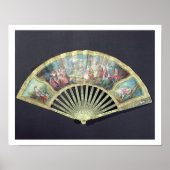 Court Fan, French, 18e eeuw (ivoor en w/c over Poster (Voorkant)