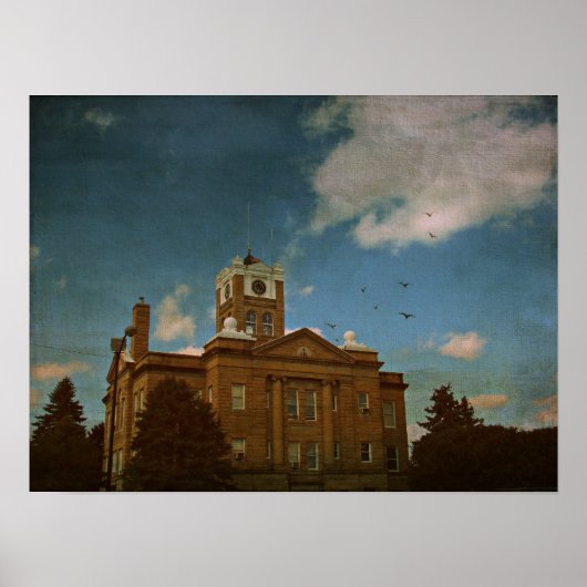 Court House Albia, Iowa Poster (Voorkant)