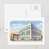 Court House and Post Kantoor, Mobile Alabama Briefkaart (Voorkant / Achterkant)