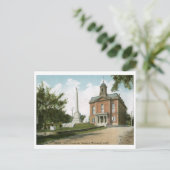 Court House, Bath, Maine 1910 Vintage Briefkaart (Staand voorkant)