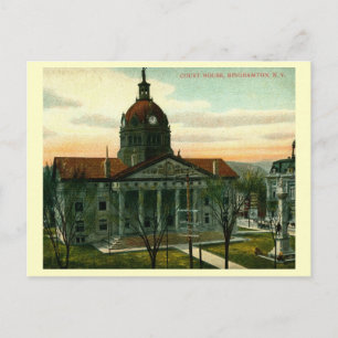 Court House, Binghamton, New York Vintage Briefkaart