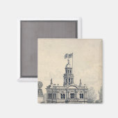 Court House, Fresno Magneet (Voorkant / Achterkant)