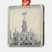 Court House, Fresno Metalen Ornament (Links)