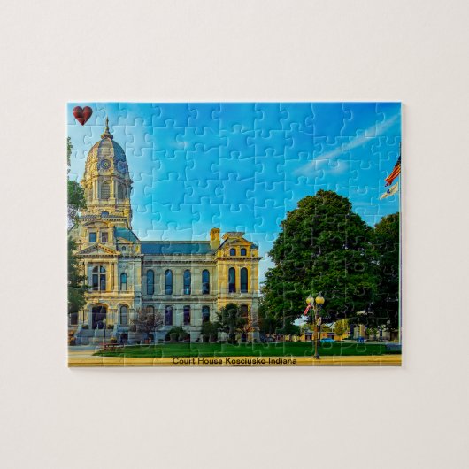 Court House Kosciusko Indiana Legpuzzel (Horizontaal)