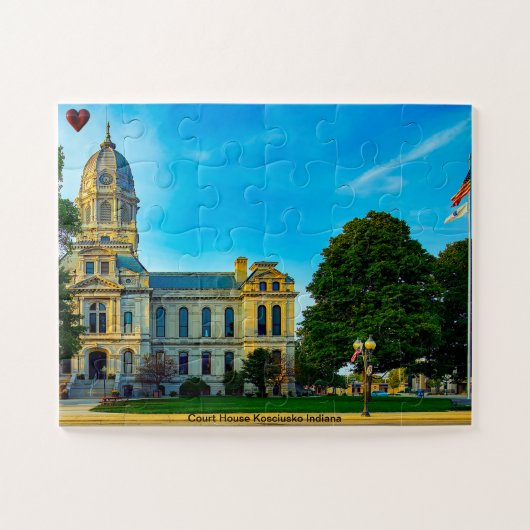 Court House Kosciusko Indiana Legpuzzel (Horizontaal)