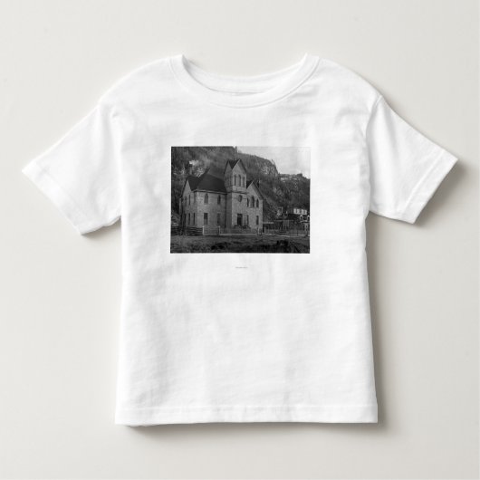 Court House of Skagway, Alaska Photography Kinder Shirts (Voorkant)
