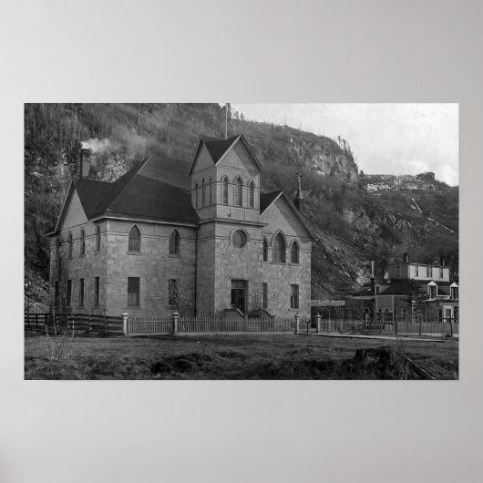 Court House of Skagway, Alaska Photography Poster (Voorkant)
