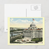 Court House, Wilkes-Barre, Vintage van Pennsylvani Briefkaart (Voorkant / Achterkant)