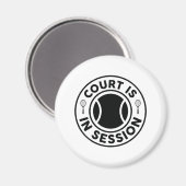 Court is in sessie magneet (Voorkant / Achterkant)