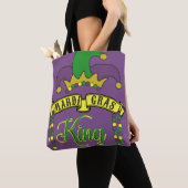 Court Jester Pet Mardi Gras Time Tote Bag (Dichtbij)