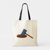 Court Judges Gavel Canvas tas (Achterkant)