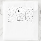Court of Dreams Velaris Rechthoekige Sticker (Tas)