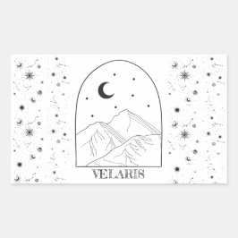 Court of Dreams Velaris Rechthoekige Sticker