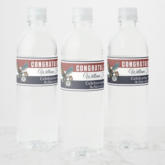Court of Honor Water Bottle Label Waterfles Etiket (Flessen)