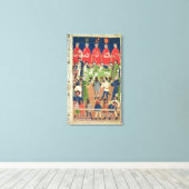 Court of King's Bench, Westminster Hall, c.1460 Canvas Afdruk (Insitu (Houten vloer))