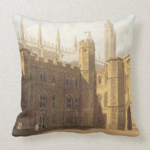 Court of King's College, Cambridge, uit 'The Hist' Kussen