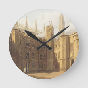 Court of King's College, Cambridge, uit 'The Hist' Ronde Klok