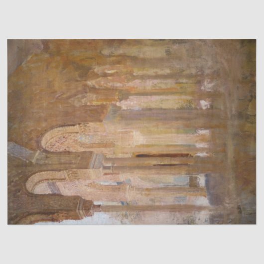 Court of the Lions, Alhambra (door Henri Regnault) Tissuepapier (Voorkant)