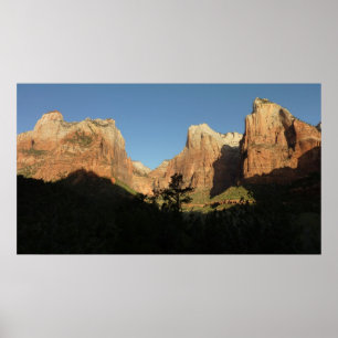 Court of the Patriarchs I in Zion National Park Poster